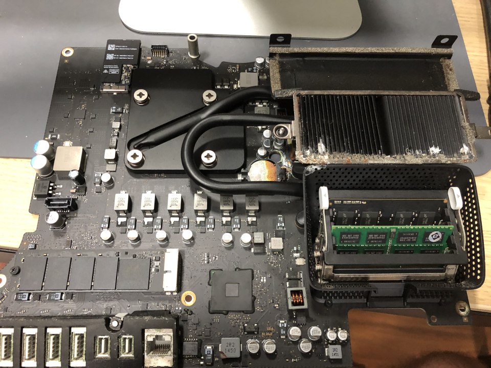 iMac A1419 Data Recovery in Phuket after liquid damage