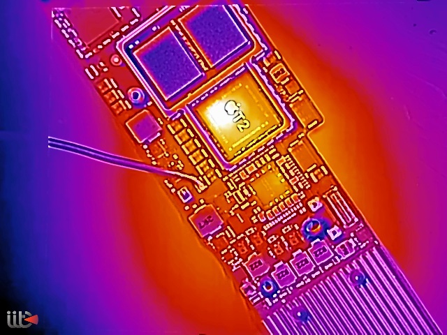 MacBook Air A1932 with a dead T2 chip overheating under the Thermal Camera